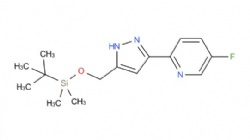 2-(5-(((tert-butyldimethylsilyl)oxy)methyl)-1H-pyrazol-3-yl)-5-fluoropyridine