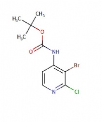 tert-butyl (3-bromo-2-chloropyridin-4-yl)carbamate