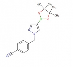 4-((4-(4,4,5,5-tetramethyl-1,3,2-dioxaborolan-2-yl)-1H-pyrazol-1-yl)methyl)benzonitrile