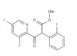 methyl 3-(3,5-difluoropyridin-2-yl)-2-(2-fluorophenyl)-3-oxopropanoate