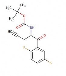 tert-butyl (1-(2,5-difluorophenyl)-1-oxopent-4-yn-2-yl)carbamate