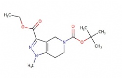 5-(tert-butyl) 3-ethyl 1-methyl-1,4,6,7-tetrahydro-5H-pyrazolo[4,3-c]pyridine-3,5-dicarboxylate