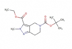 O5-tert-butyl O3-ethyl 2-methyl-6,7-dihydro-4H-pyrazolo[4,3-c]pyridine-3,5-dicarboxylate