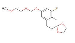8-fluoro-6-((2-methoxyethoxy)methoxy)-3,4-dihydro-1H-spiro[naphthalene-2,2'-[1,3]dioxolane]