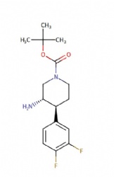 tert-butyl (3S,4S)-3-amino-4-(3,4-difluorophenyl)piperidine-1-carboxylate