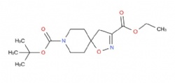 8-(tert-butyl) 3-ethyl 1-oxa-2,8-diazaspiro[4.5]dec-2-ene-3,8-dicarboxylate