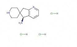 (S)-5,7-dihydrospiro[cyclopenta[b]pyridine-6,4'-piperidin]-5-amine trihydrochloride