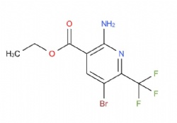 ethyl 2-amino-5-bromo-6-(trifluoromethyl)nicotinate