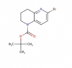 tert-butyl 6-bromo-3,4-dihydro-1,5-naphthyridine-1(2H)-carboxylate