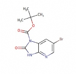 tert-butyl 6-bromo-2-oxo-2,3-dihydro-1H-imidazo[4,5-b]pyridine-1-carboxylate
