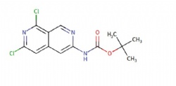 tert-butyl (6,8-dichloro-2,7-naphthyridin-3-yl)carbamate