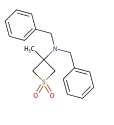 3-(dibenzylamino)-3-methylthietane 1,1-dioxide