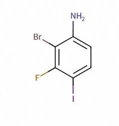 2-bromo-3-fluoro-4-iodoaniline