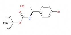 tert-butyl (R)-(1-(4-bromophenyl)-2-hydroxyethyl)carbamate