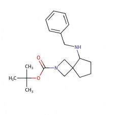 tert-butyl 5-(benzylamino)-2-azaspiro[3.4]octane-2-carboxylate