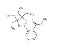Benzoic acid, 2-(4,4,5,5-tetraethyl-1,3,2-dioxaborolan-2-yl)-, methyl ester