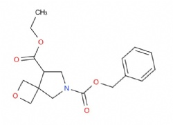 6-benzyl 8-ethyl 2-oxa-6-azaspiro[3.4]octane-6,8-dicarboxylate