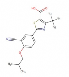 2-(3-cyano-4-isobutoxyphenyl)-4-(methyl-d3)thiazole-5-carboxylic acid