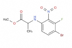 methyl (4-bromo-3-fluoro-2-nitrophenyl)alaninate