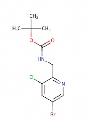 tert-butyl ((5-bromo-3-chloropyridin-2-yl)methyl)carbamate