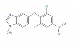 5-(2-chloro-6-fluoro-4-nitrophenoxy)-1-methyl-1H-benzo[d]imidazole