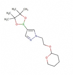 1-[2-(oxan-2-yloxy)ethyl]-4-(tetramethyl-1,3,2-dioxaborolan-2-yl)-1H-pyrazole