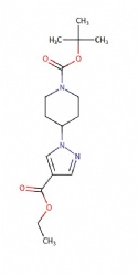 tert-butyl 4-(4-(ethoxycarbonyl)-1H-pyrazol-1-yl)piperidine-1-carboxylate