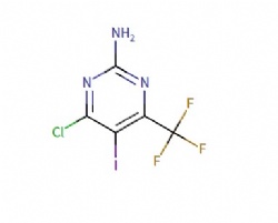 4-chloro-5-iodo-6-(trifluoromethyl)pyrimidin-2-amine