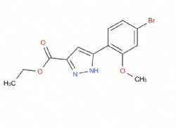 ethyl 5-(4-bromo-2-methoxyphenyl)-1H-pyrazole-3-carboxylate