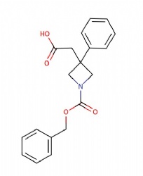2-(1-((benzyloxy)carbonyl)-3-phenylazetidin-3-yl)acetic acid
