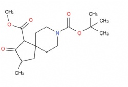 8-(tert-butyl) 1-methyl 3-methyl-2-oxo-8-azaspiro[4.5]decane-1,8-dicarboxylate