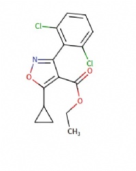 ethyl 5-cyclopropyl-3-(2,6-dichlorophenyl)isoxazole-4-carboxylate