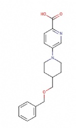 5-(4-((benzyloxy)methyl)piperidin-1-yl)picolinic acid