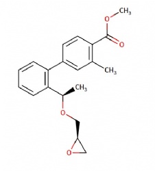 methyl 3-methyl-2'-((R)-1-(((R)-oxiran-2-yl)methoxy)ethyl)-[1,1'-biphenyl]-4-carboxylate