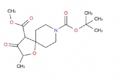 8-(tert-butyl) 4-methyl 2-methyl-3-oxo-1-oxa-8-azaspiro[4.5]decane-4,8-dicarboxylate
