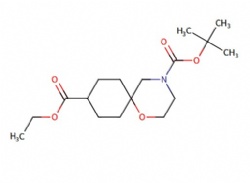 4-(tert-butyl) 9-ethyl 1-oxa-4-azaspiro[5.5]undecane-4,9-dicarboxylate