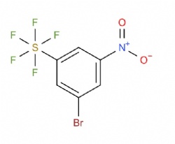 (3-bromo-5-nitrophenyl)pentafluoro-lambda6-sulfane