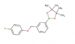 2-(3-((4-fluorophenoxy)methyl)phenyl)-4,4,5,5-tetramethyl-1,3,2-dioxaborolane