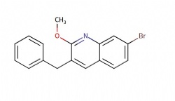 3-benzyl-7-bromo-2-methoxyquinoline