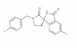 (S)-5-fluoro-1'-(4-fluorobenzyl)spiro[isoindoline-1,3'-pyrrolidine]-2',3-dione