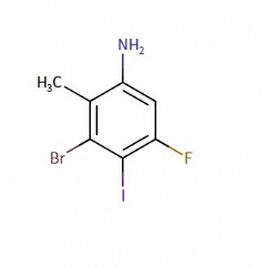 3-bromo-5-fluoro-4-iodo-2-methylaniline