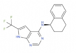 N-[(1R)-1,2,3,4-tetrahydronaphthalen-1-yl]-6-(trifluoromethyl)-7H-pyrrolo[2,3-d]pyrimidin-4-amine