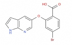 2-((1H-pyrrolo[2,3-b]pyridin-5-yl)oxy)-4-bromobenzoic acid