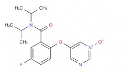 5-(2-(diisopropylcarbamoyl)-4-fluorophenoxy)pyrimidine 1-oxide