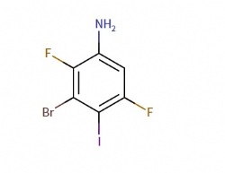 3-bromo-2,5-difluoro-4-iodoaniline