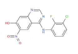 4-((3-chloro-2-fluorophenyl)amino)-6-nitroquinazolin-7-ol