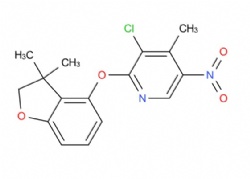 3-chloro-2-((3,3-dimethyl-2,3-dihydrobenzofuran-4-yl)oxy)-4-methyl-5-nitropyridine