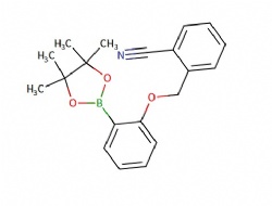 2-((2-(4,4,5,5-tetramethyl-1,3,2-dioxaborolan-2-yl)phenoxy)methyl)benzonitrile