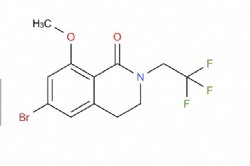 6-bromo-8-methoxy-2-(2,2,2-trifluoroethyl)-3,4-dihydroisoquinolin-1(2H)-one