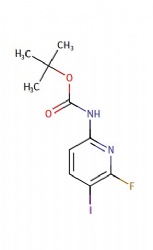 tert-butyl (6-fluoro-5-iodopyridin-2-yl)carbamate